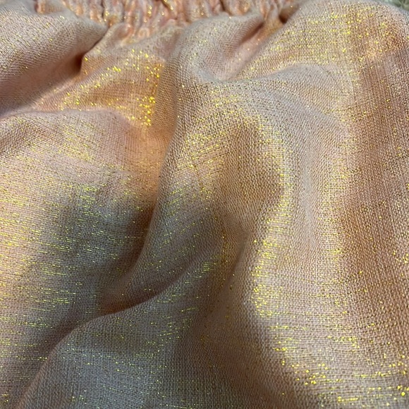 NWT Lemlem Tila Woven Halter Neck Midi Sundress Metallic Rose Shimmer XS - Picture 11 of 11